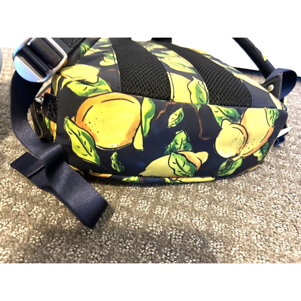 Patricia Nash Lemon Print Backpack - Picture 9 of 12